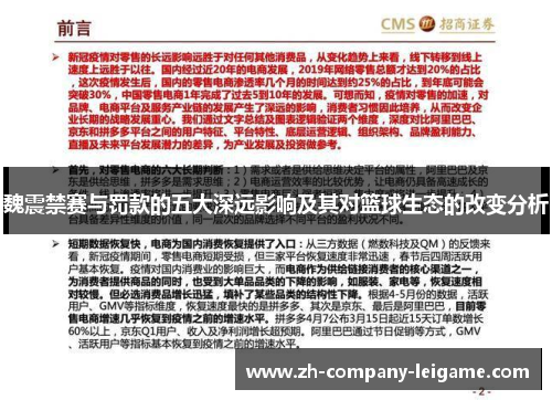 魏震禁赛与罚款的五大深远影响及其对篮球生态的改变分析